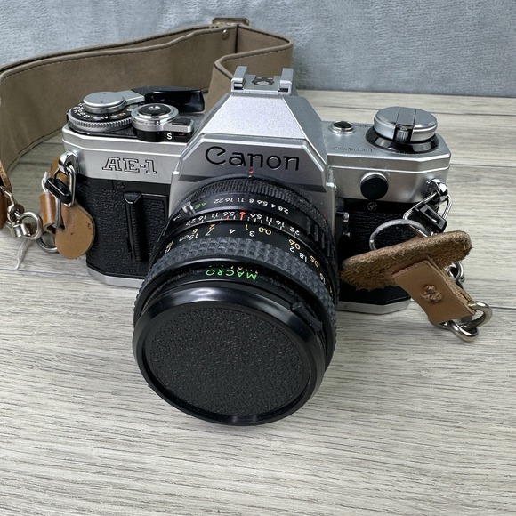 Canon Other - Vintage Canon AE-1 35mm SLR Film Camera w/ 28mm f2.8 Lens Strap Japan